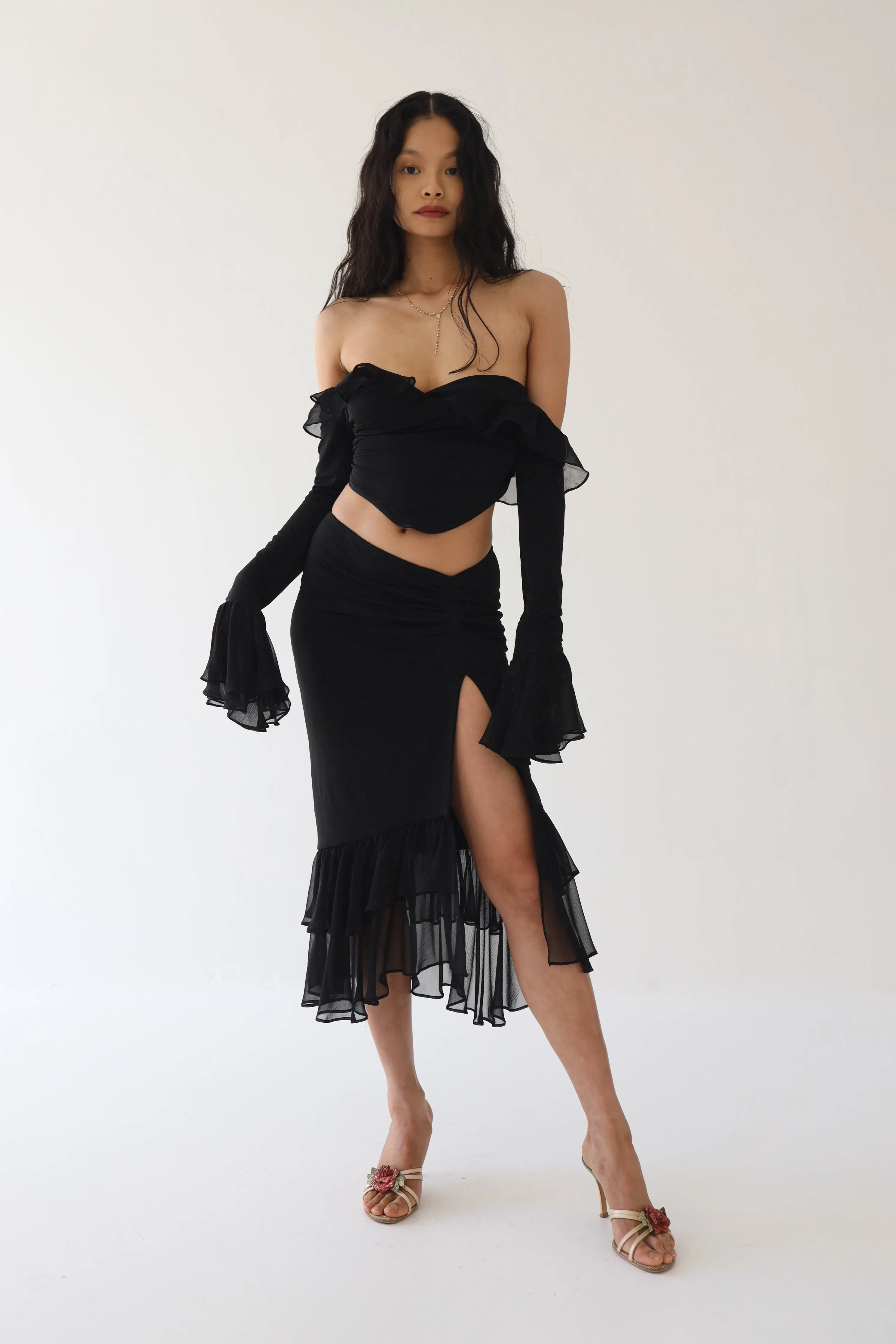 La Belle Hem Skirt sold by Mirror Palais product image thumbnail 5