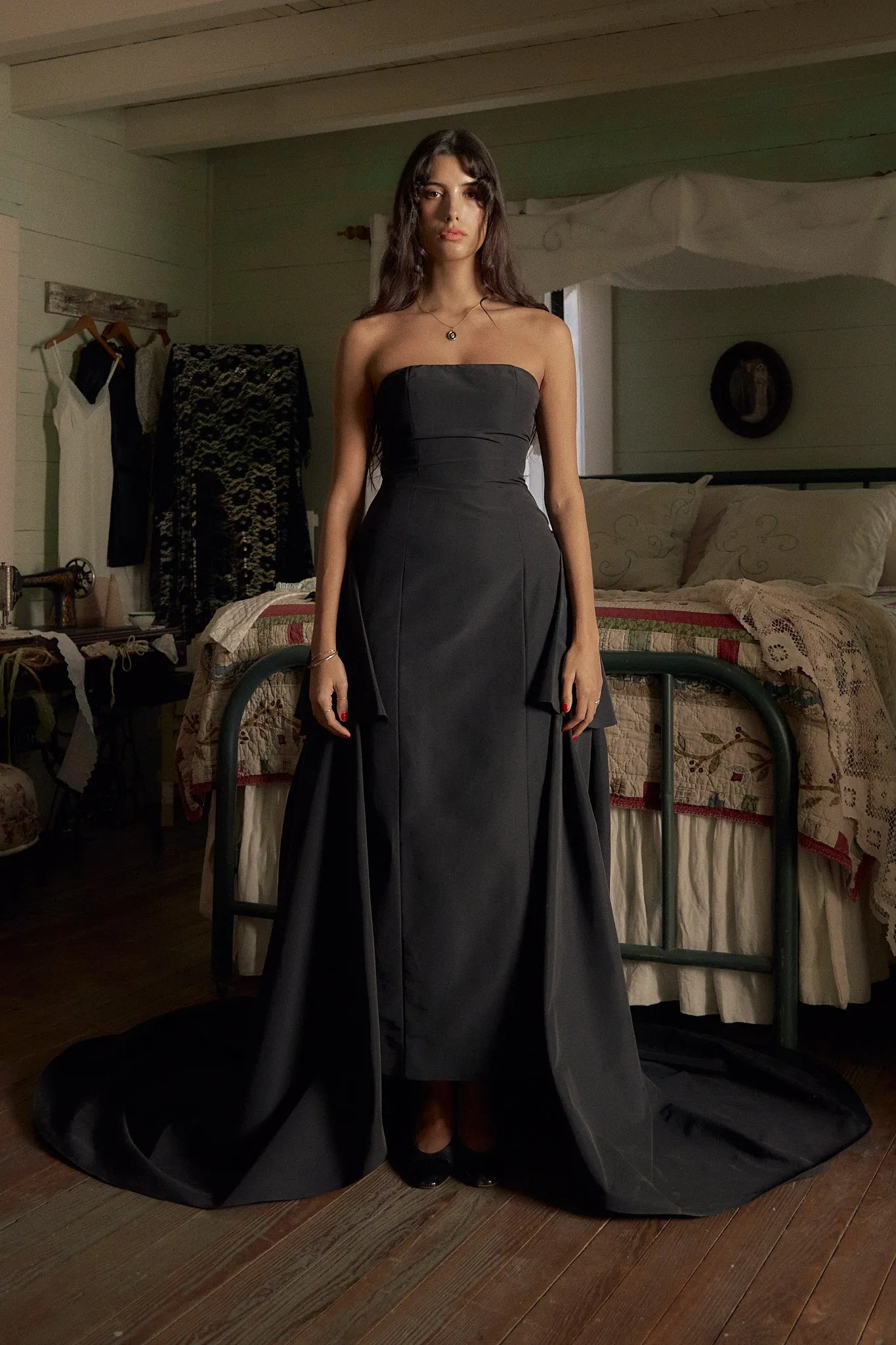 Funny Face Gown in Noir sold by Mirror Palais product image thumbnail 2