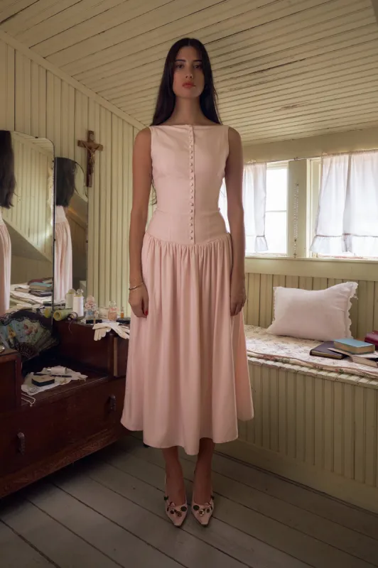 Kissing Booth Dress Petal Pink made by Mirror Palais