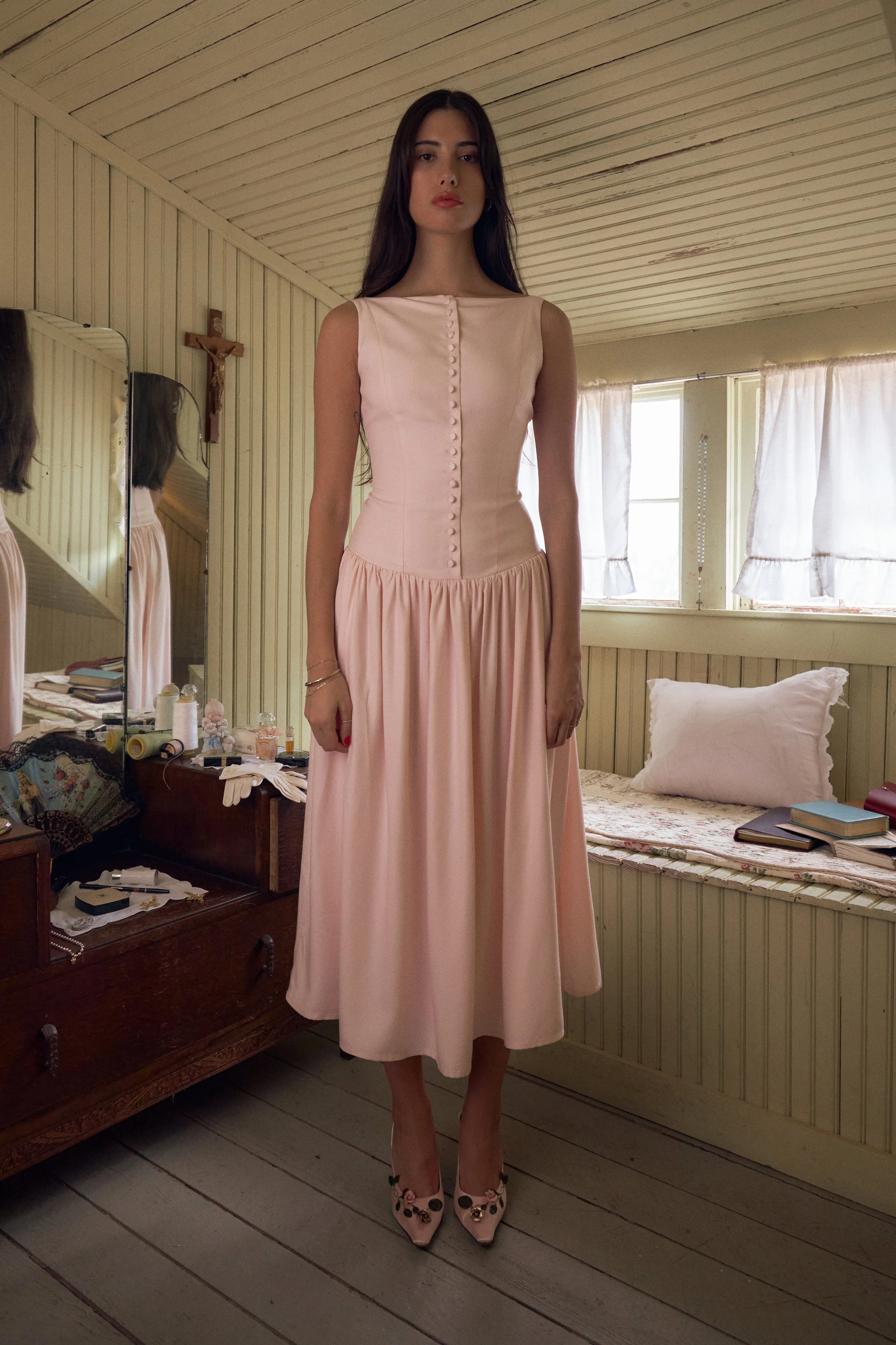 Kissing Booth Dress Petal Pink sold by Mirror Palais