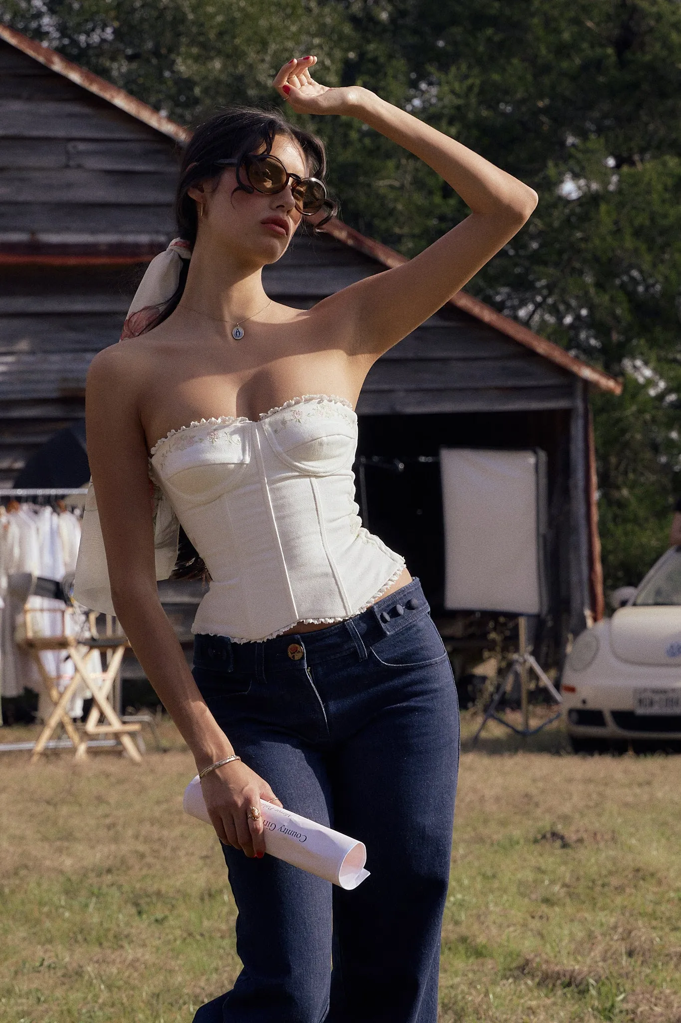 Pocket Full of Posies Bustier sold by Mirror Palais product image thumbnail 5