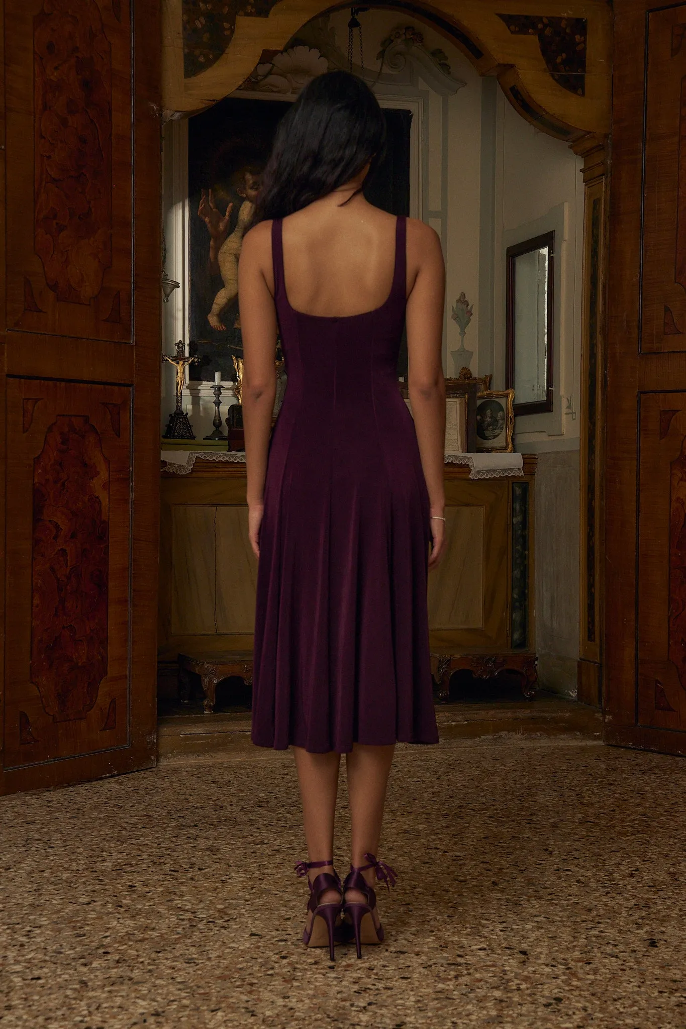 Linda Supermodel Dress Chianti sold by Mirror Palais product image thumbnail 3