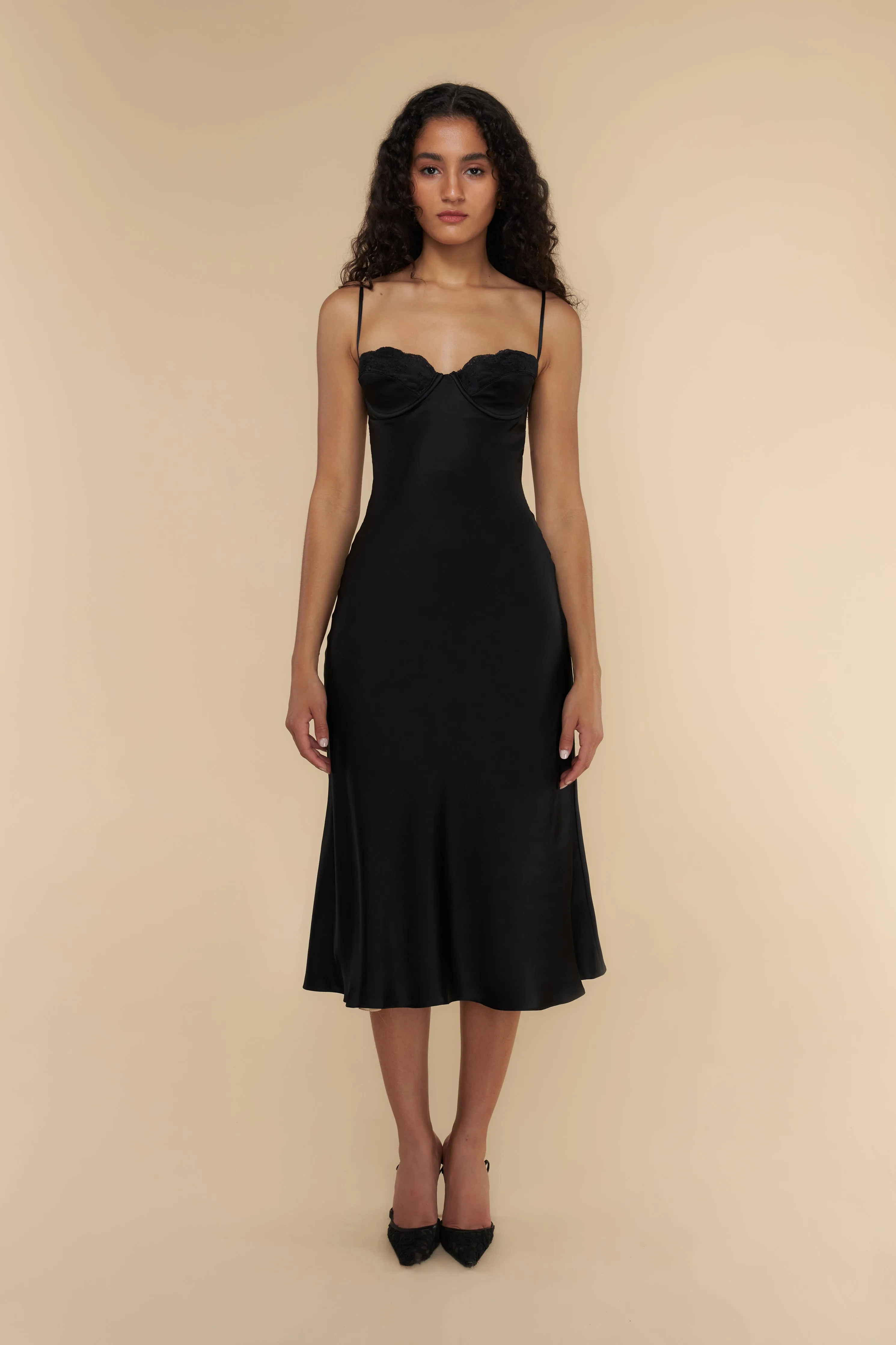 Ballet Dress Noir Lined sold by Mirror Palais