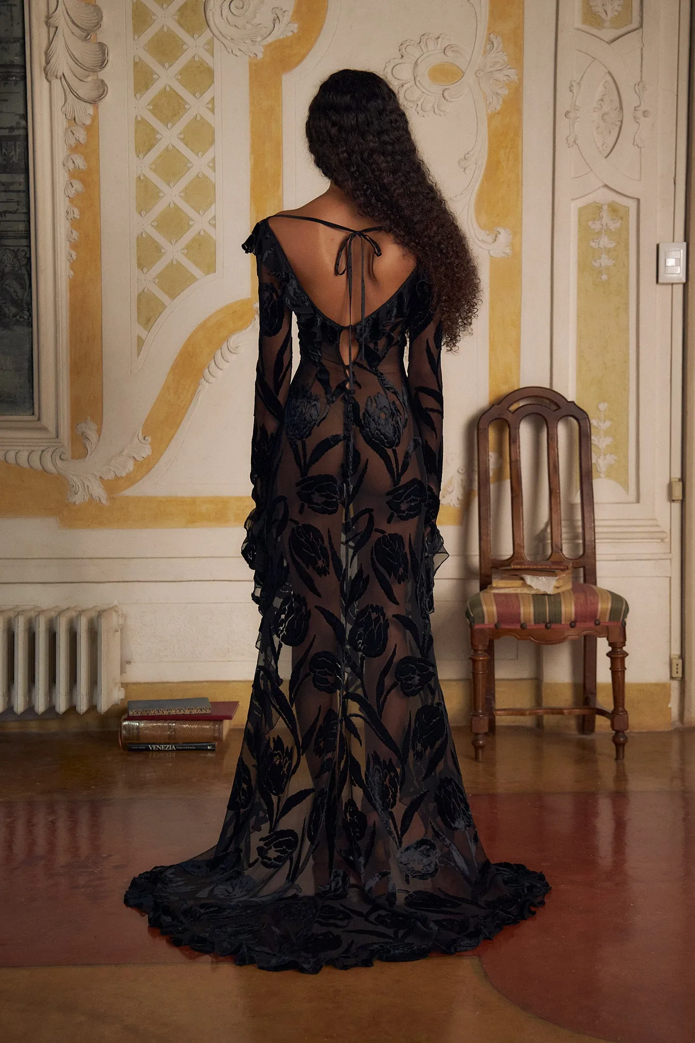 Velvet Sunset Gown sold by Mirror Palais product image thumbnail 3
