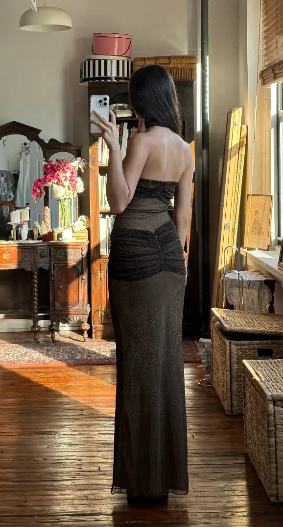 Sample Starlite Gown Brown sold by Mirror Palais product image thumbnail 3