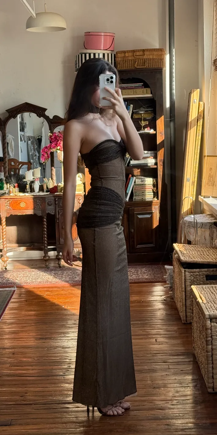 Sample Starlite Gown Brown sold by Mirror Palais product image thumbnail 2