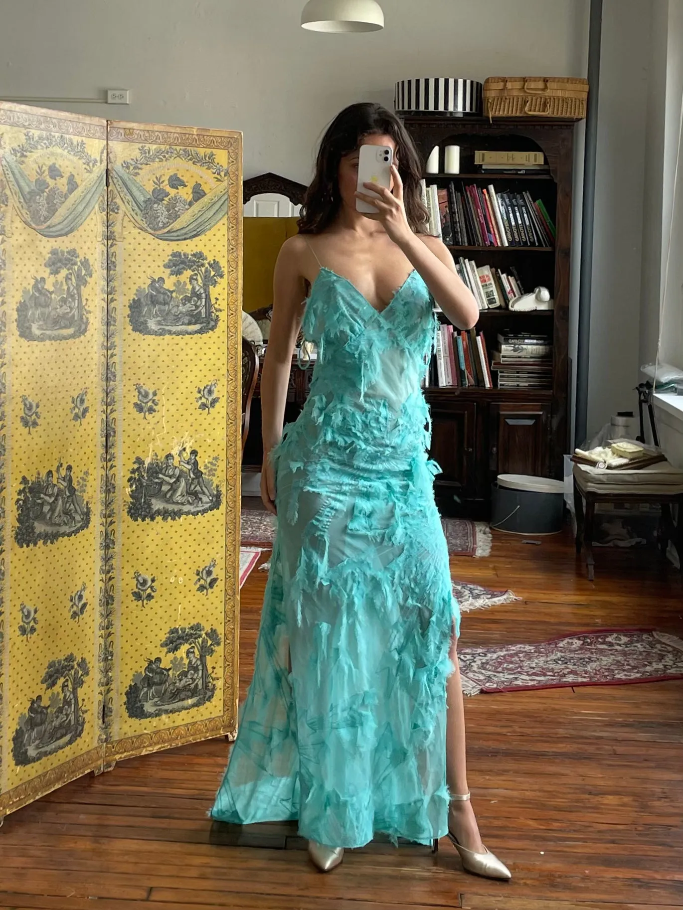 Sample Feather Bias Dress XS sold by Mirror Palais