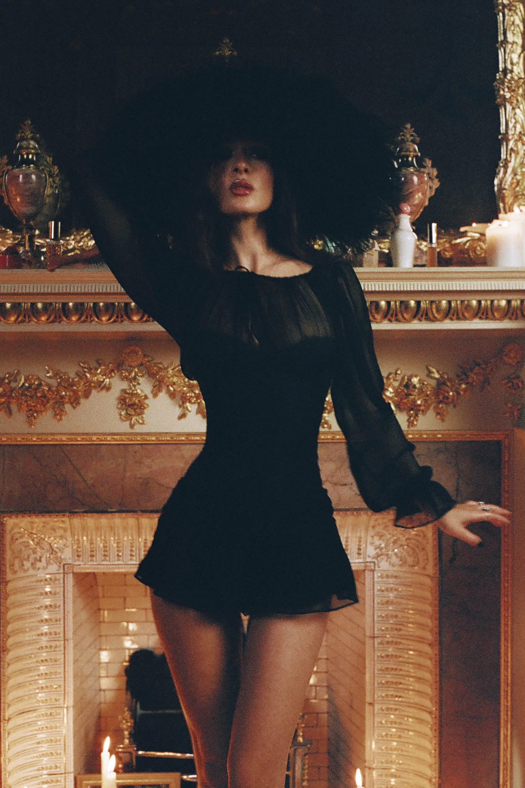 Vamp Bustier Top in Noir sold by Mirror Palais product image thumbnail 4