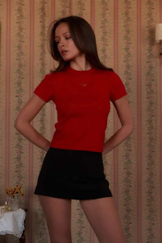 Hot Stuff Knit Top sold by Mirror Palais