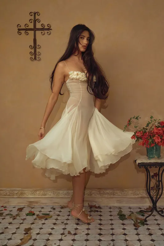 Valentina Dress in Butter made by Mirror Palais