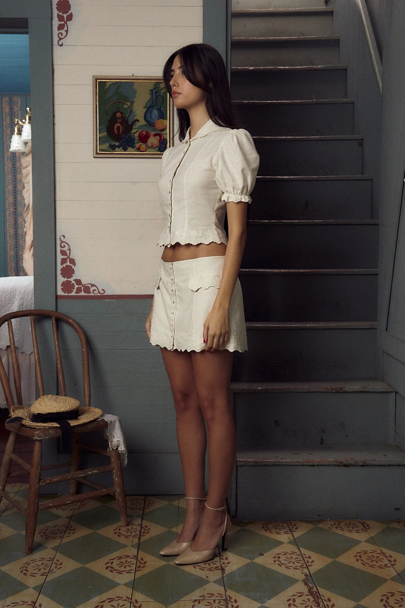 Dorothy Skirt in Leite sold by Mirror Palais product image thumbnail 5