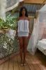 La Piscine Mini Dress in Ciel sold by Mirror Palais