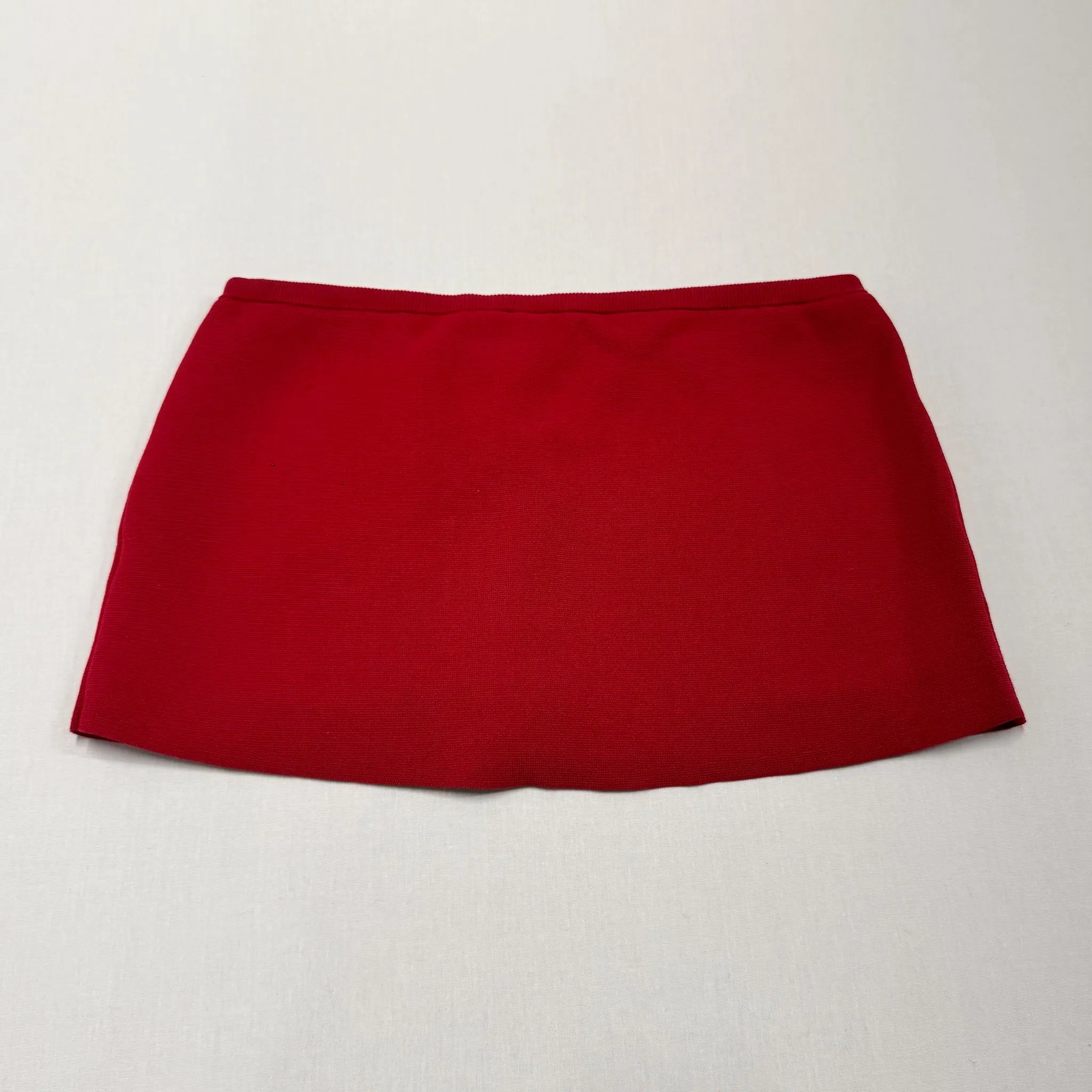 Sample The Knit Mini Skort in Ruby sold by Mirror Palais product image thumbnail 2