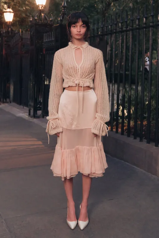 Chapel Keyhole Cardigan sold by Mirror Palais