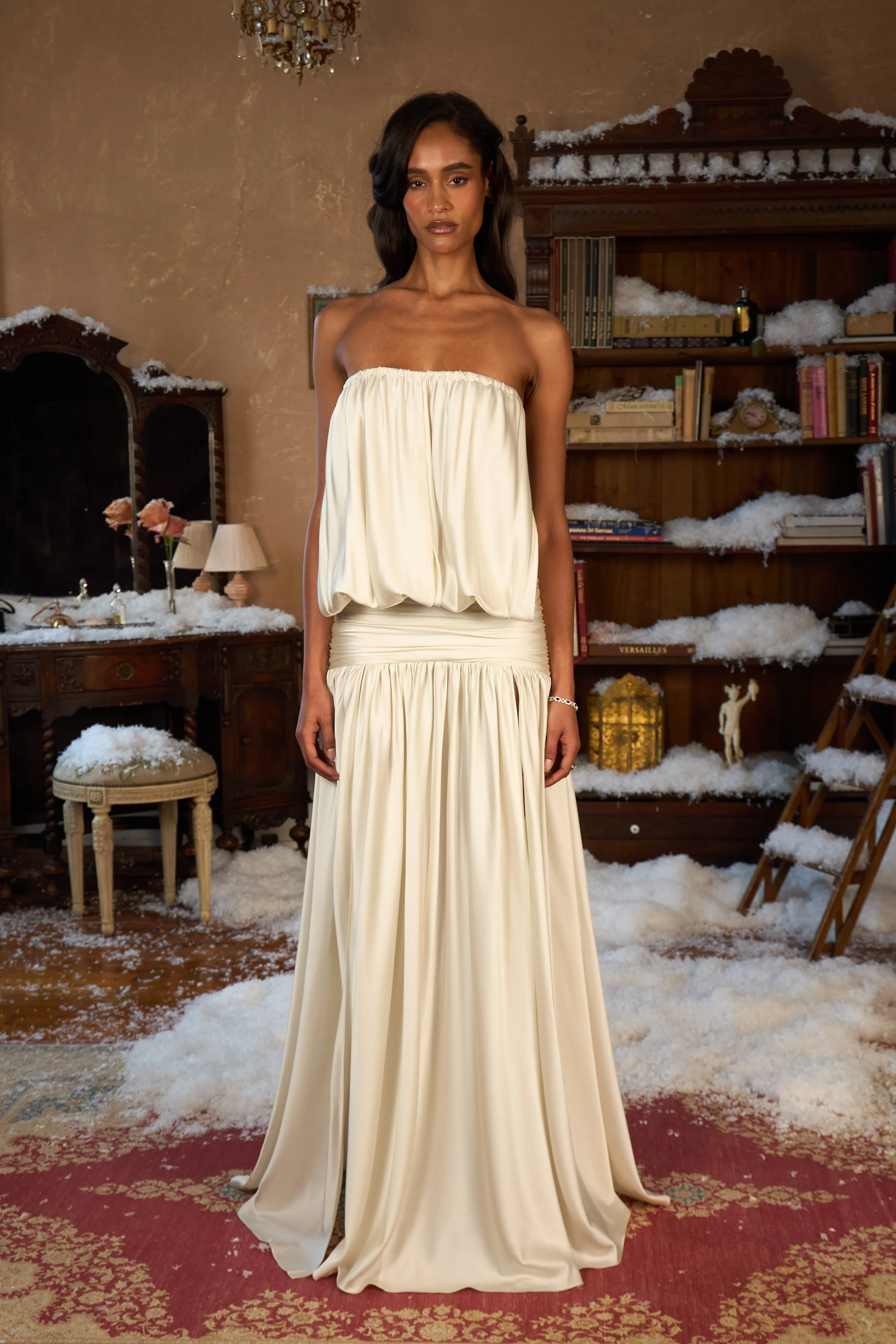 La Piscine Gown in Pearl sold by Mirror Palais product image thumbnail 5