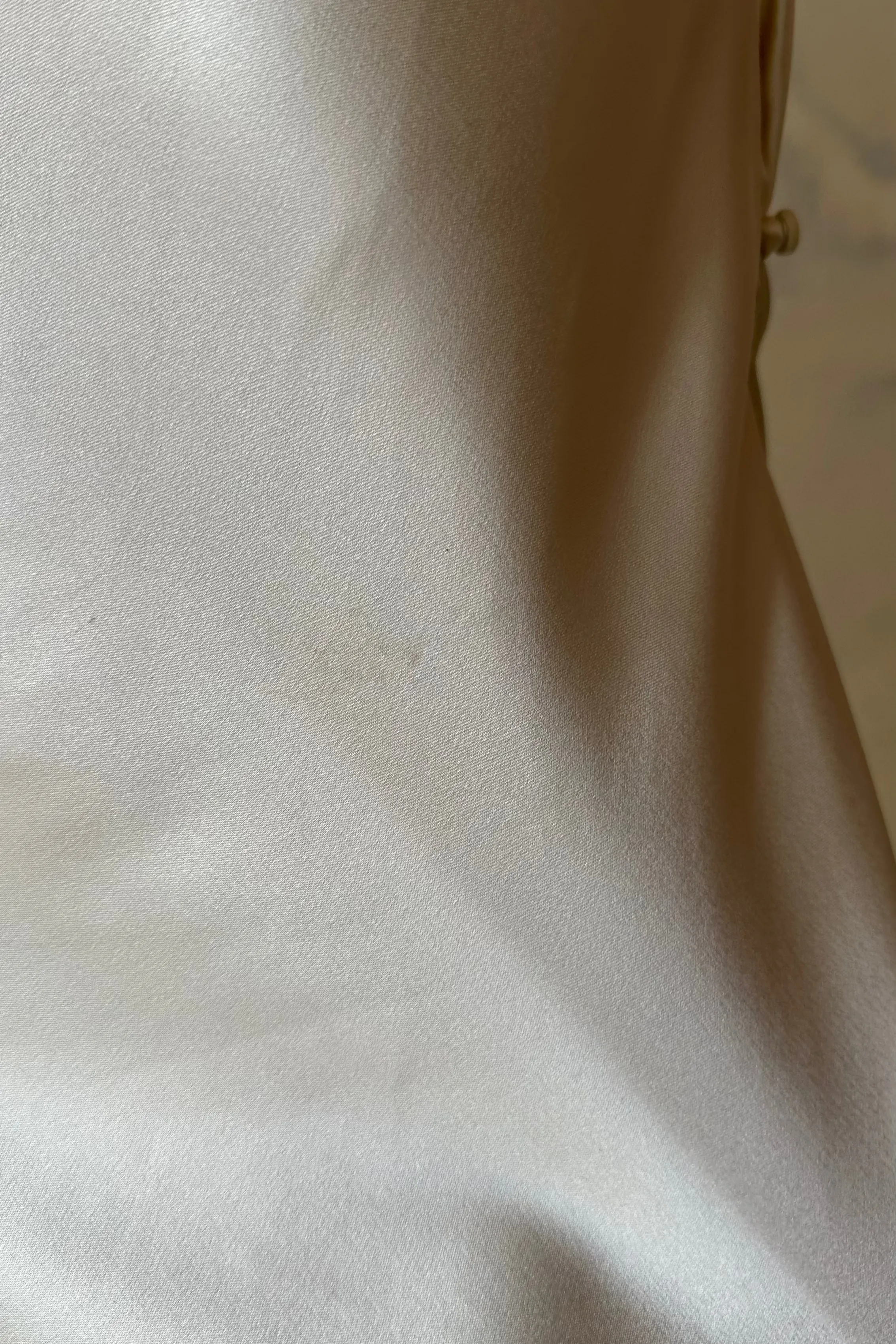 Sample Plunging Back Cowl Mini Dress in Butter sold by Mirror Palais product image thumbnail 5