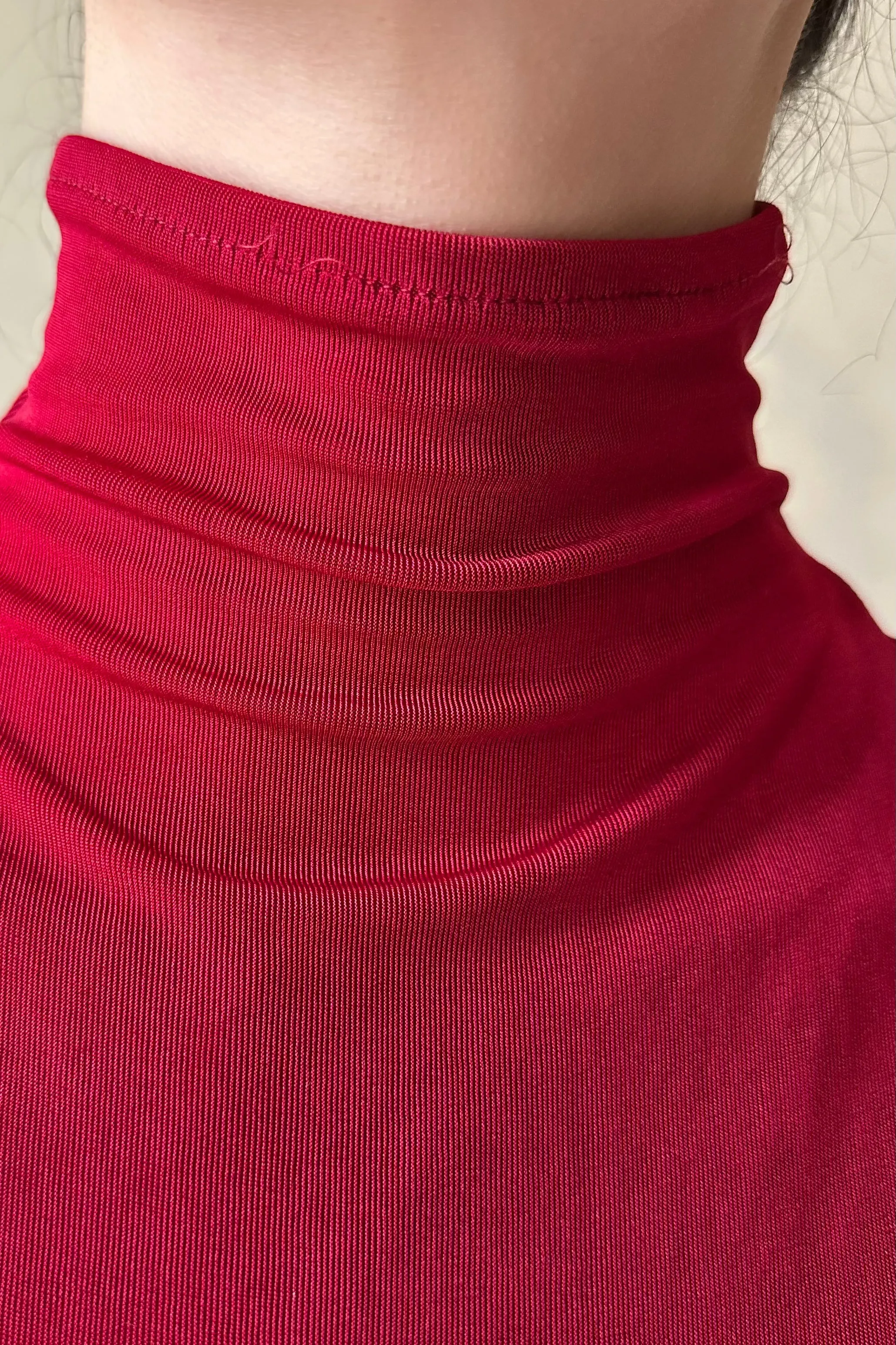 Sample Turtleneck Supermodel Dress in Scarlet sold by Mirror Palais product image thumbnail 2