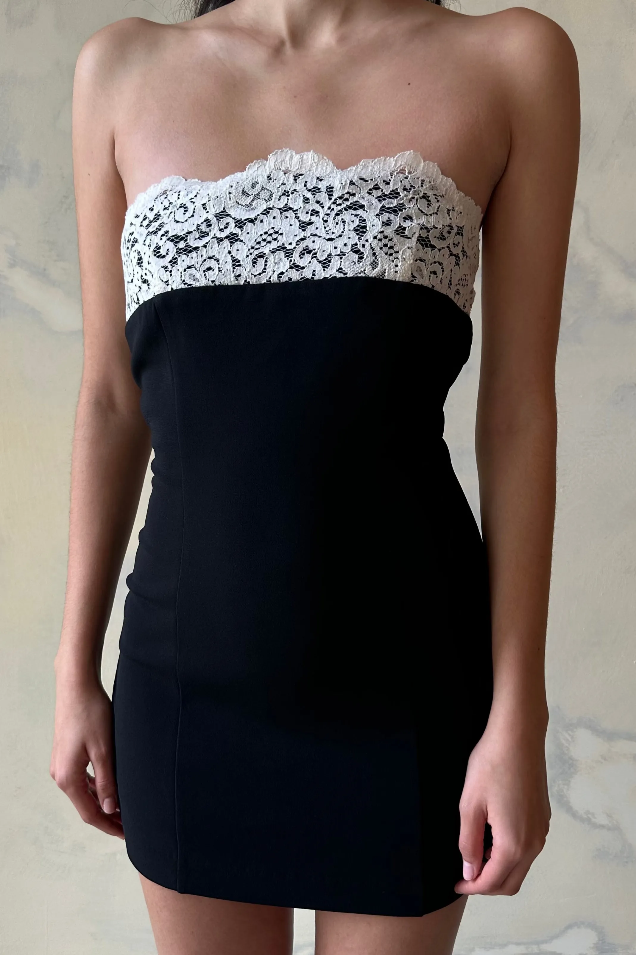 Sample The Mademoiselle Mini Dress in Noir sold by Mirror Palais product image thumbnail 3
