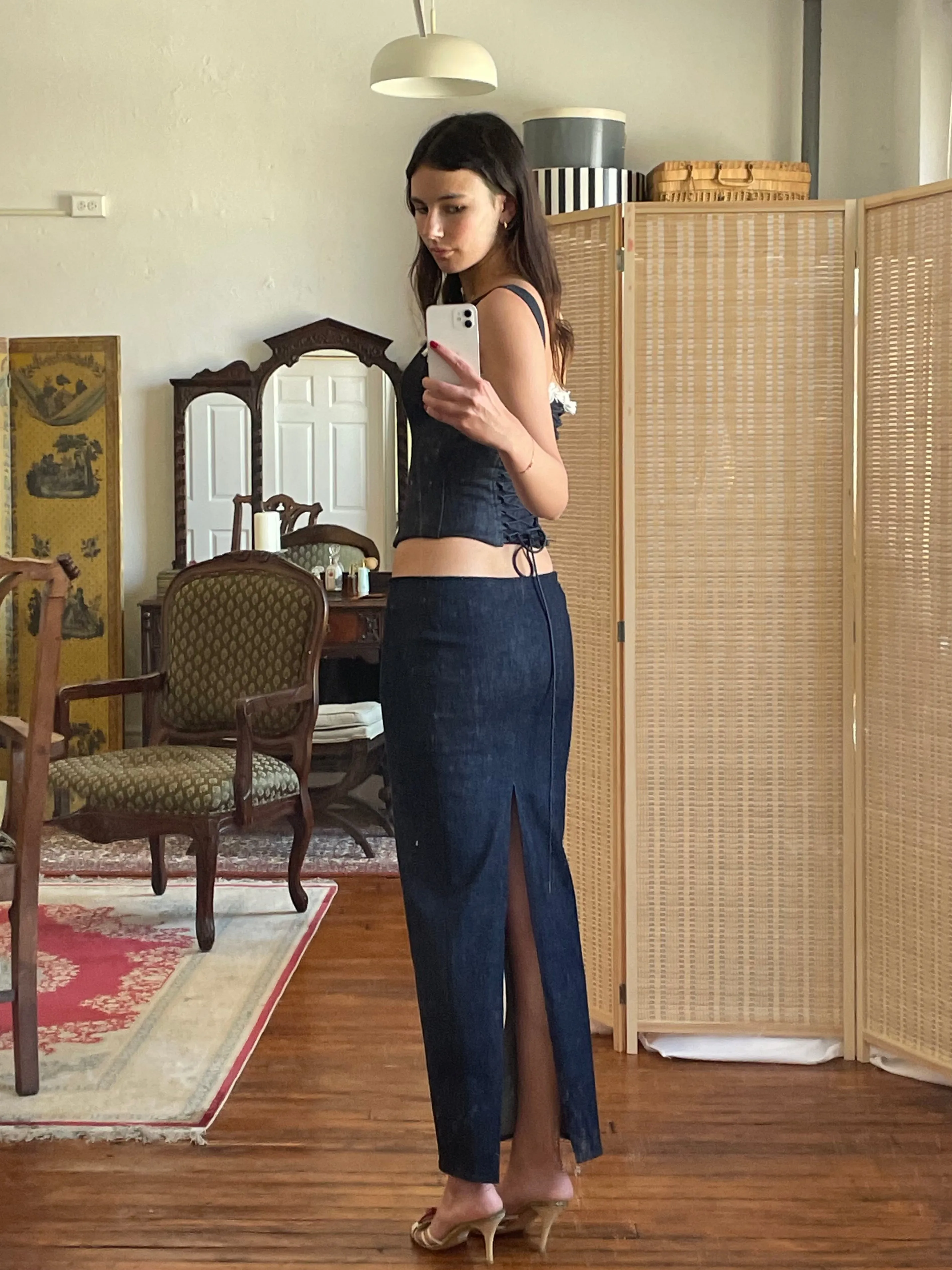 Sample Bustier Denim XS sold by Mirror Palais product image thumbnail 2