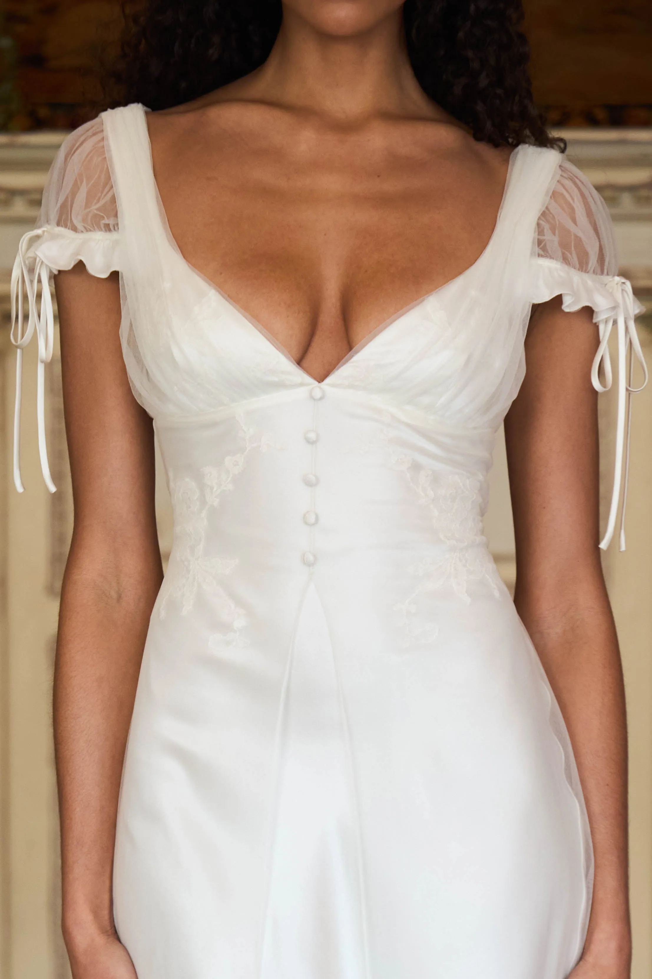 Candlelit Lady Dress in Pearl sold by Mirror Palais product image thumbnail 4