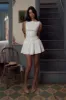 Kissing Booth Mini Dress in Ivory sold by Mirror Palais