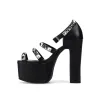STUDDED IRIS HEELS  BLACK sold by Ashley Williams