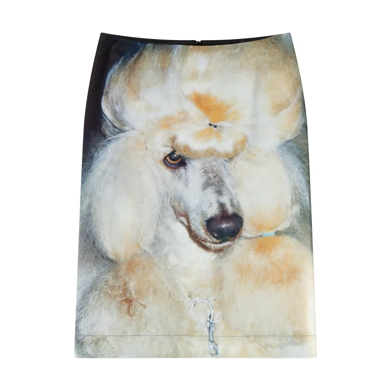 WHITE POODLE MEDIUM SKIRT sold by Ashley Williams