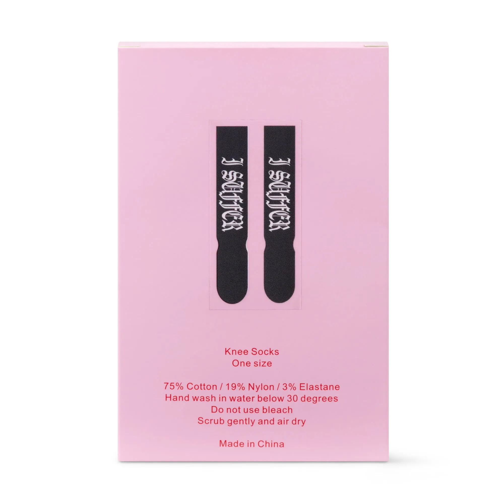 BLACK SUFFER KNEE SOCKS sold by Ashley Williams product image thumbnail 3