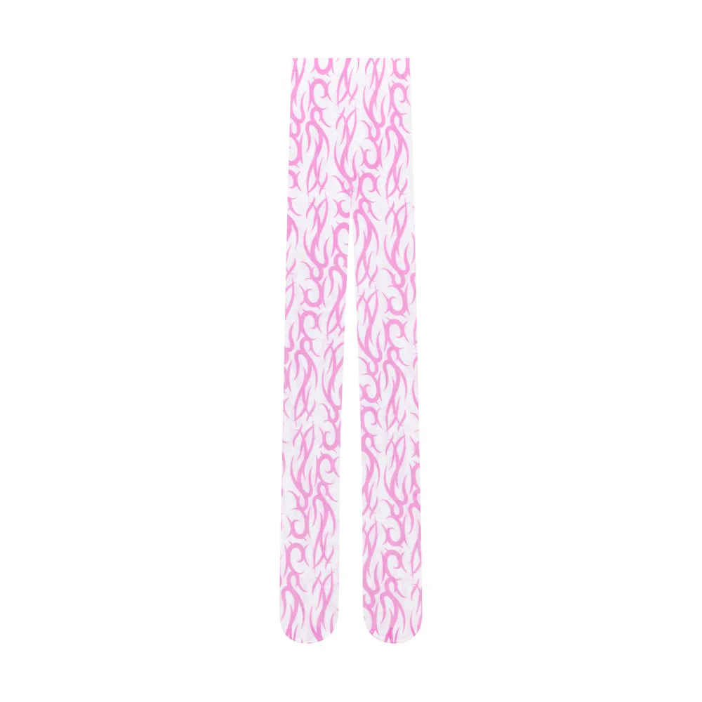PINK AND WHITE TIGHTS sold by Ashley Williams product image thumbnail 2