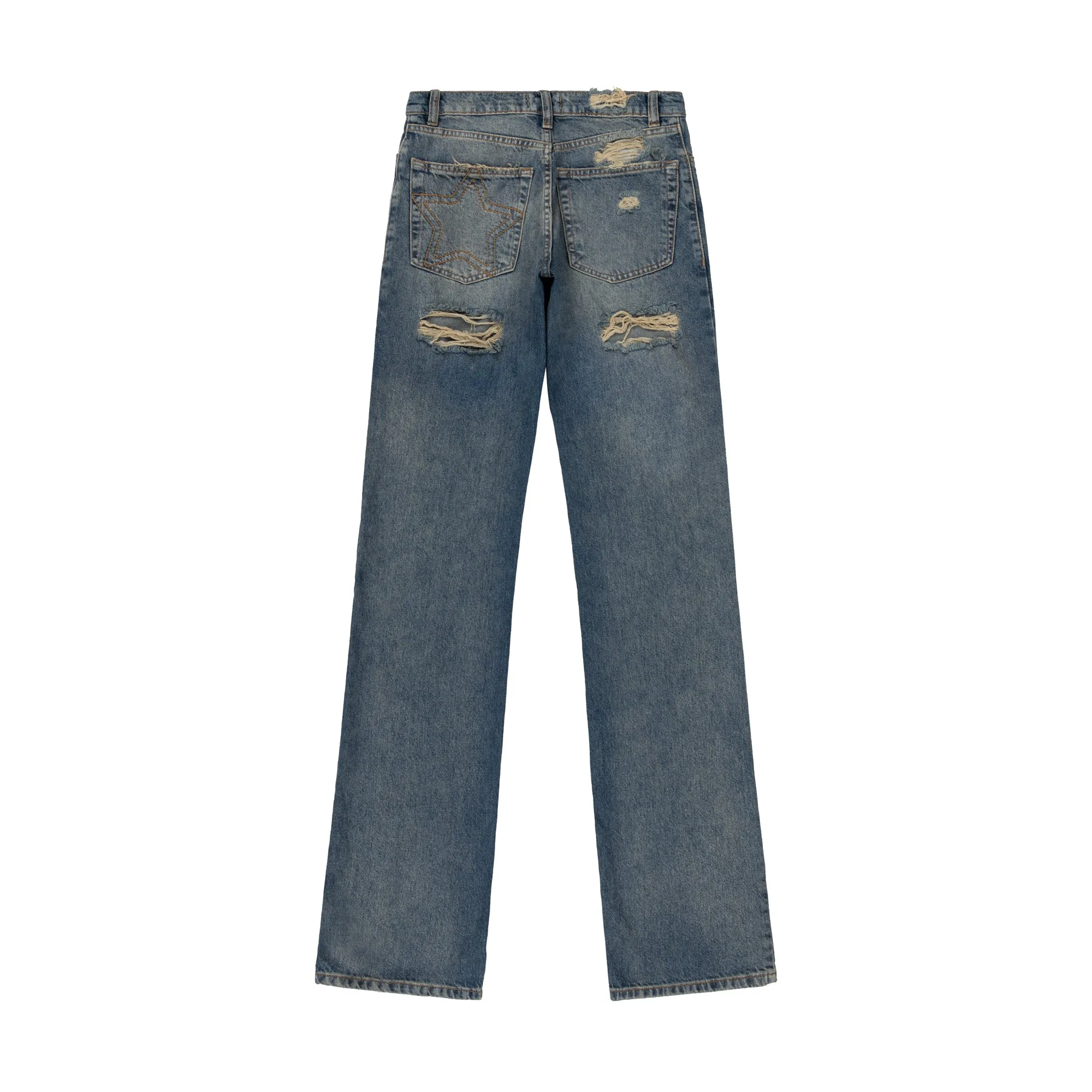 RIP BACK JEANS - BLUE sold by Ashley Williams product image thumbnail 2