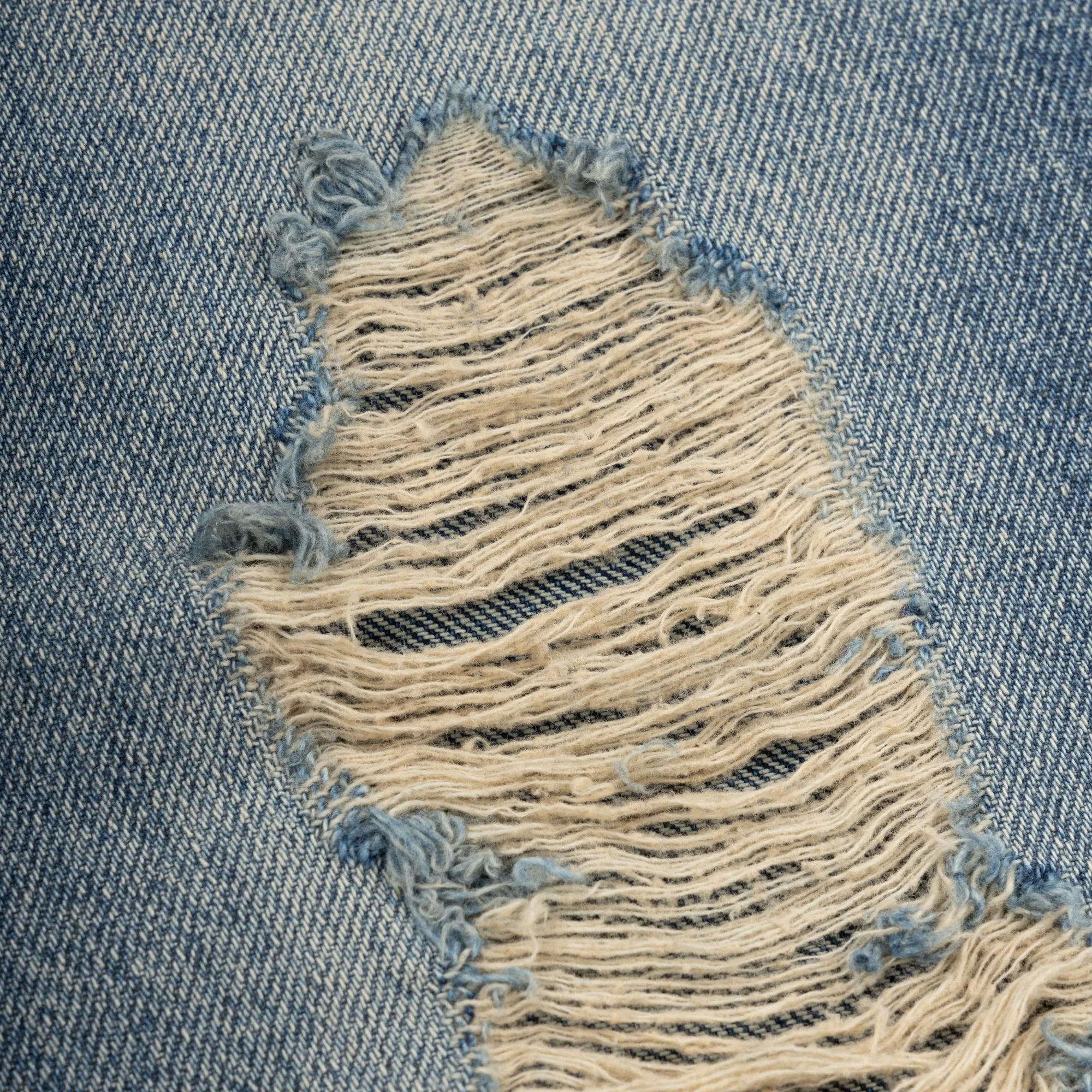 RIP BACK JEANS - BLUE sold by Ashley Williams product image thumbnail 3