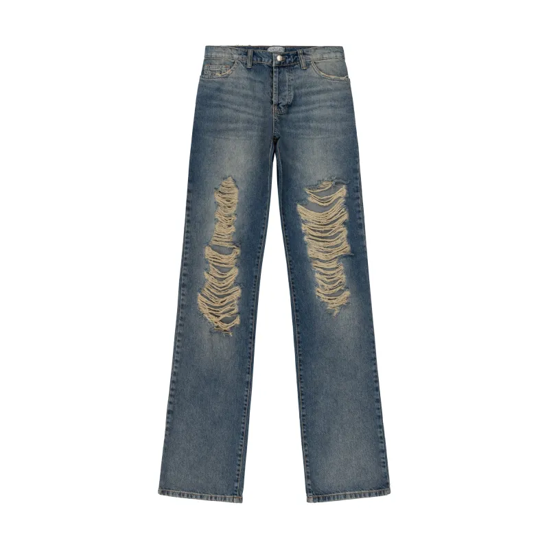 RIP BACK JEANS - BLUE made by Ashley Williams