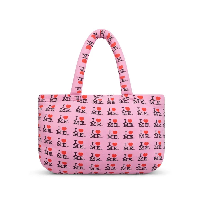 PINK I HEART ME PILLOW BAG made by Ashley Williams