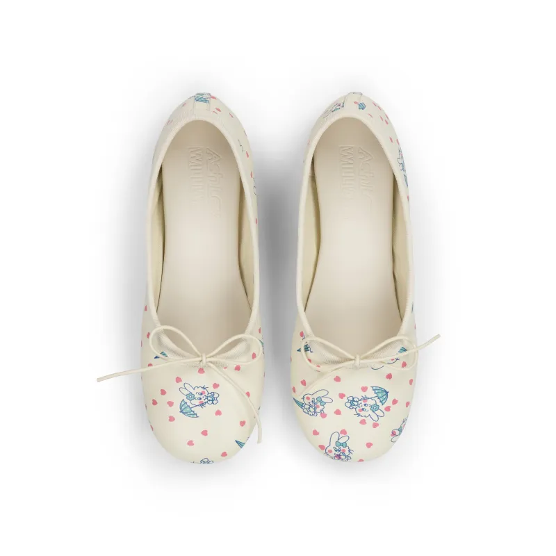 BUNNY MELODY FLATS made by Ashley Williams