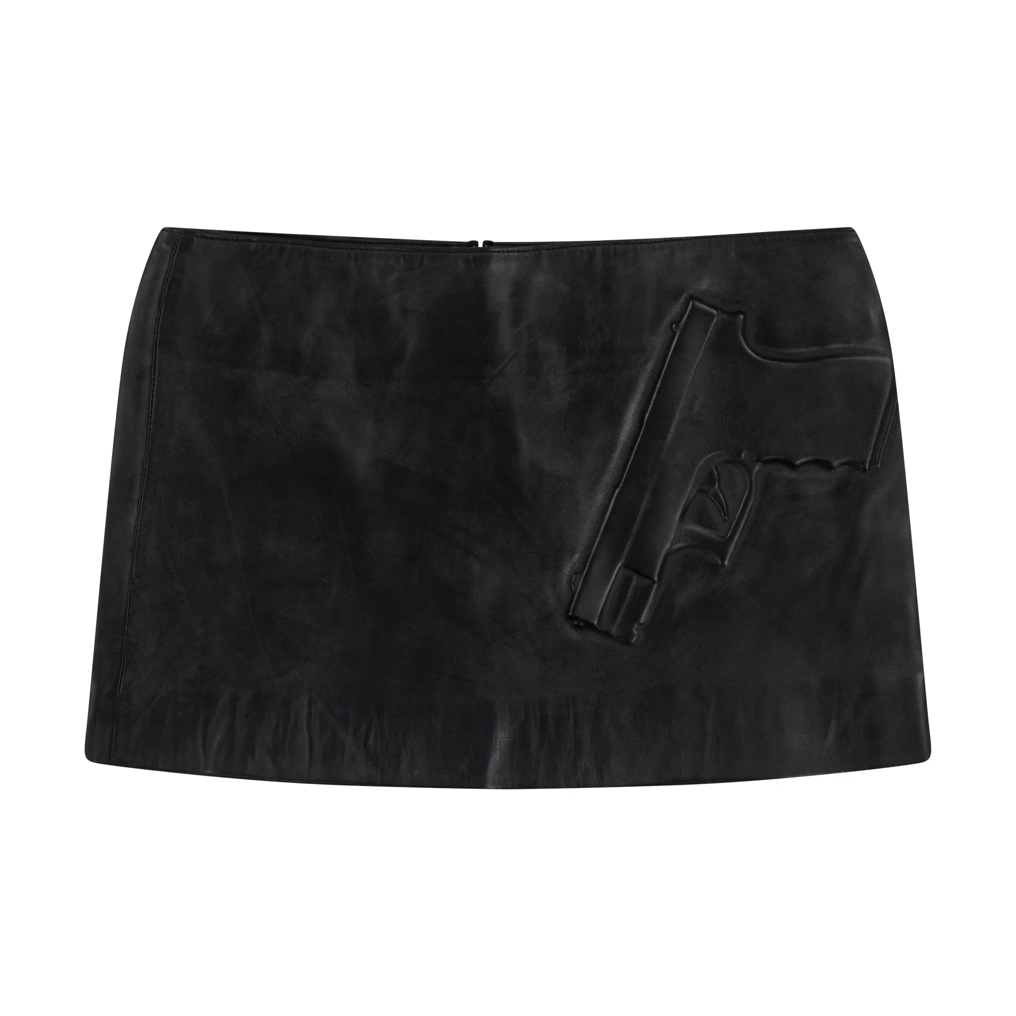 EMBOSSED PROTECTION MINI SKIRT sold by Ashley Williams