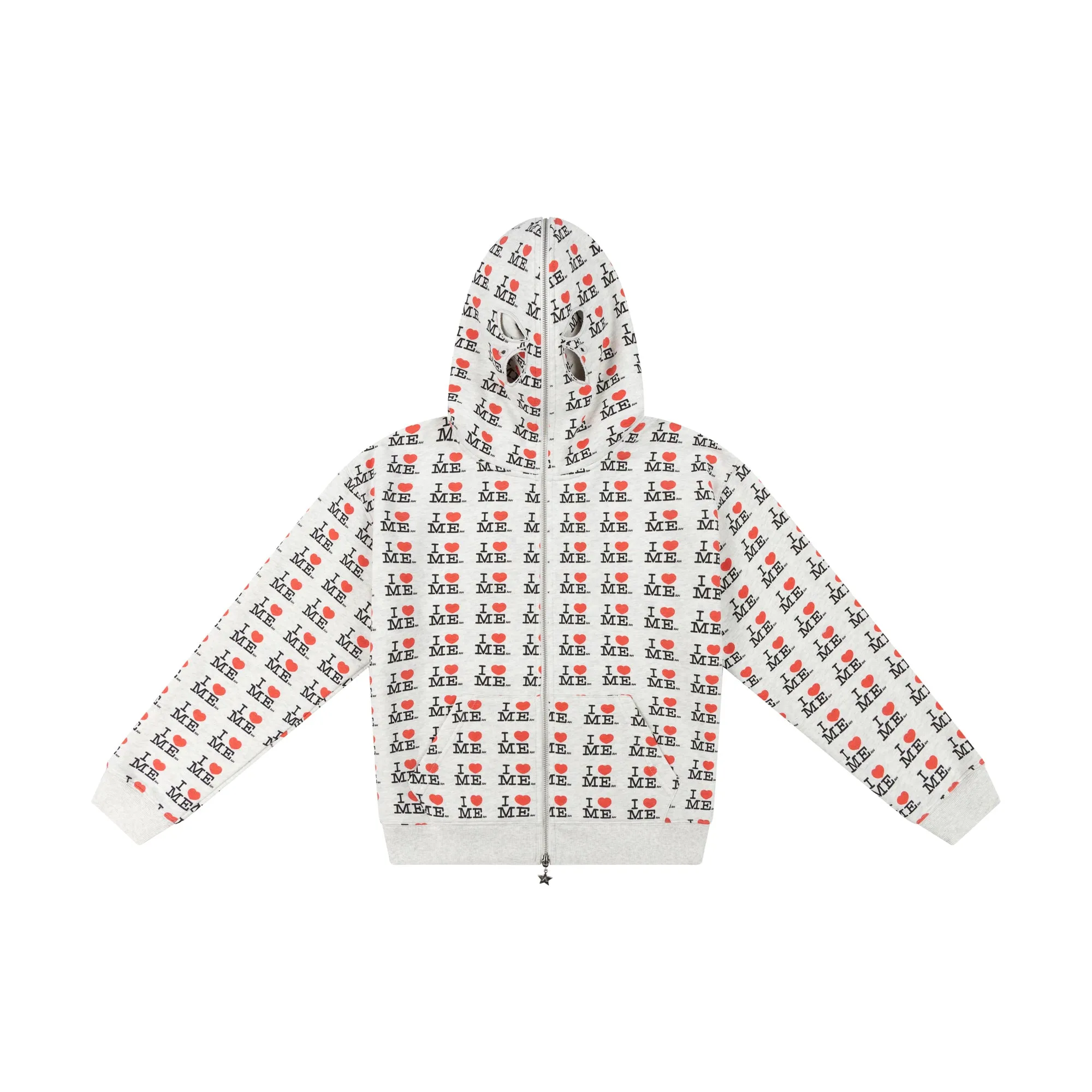 GREY I HEART ME BUTTERFLY HOODIE sold by Ashley Williams