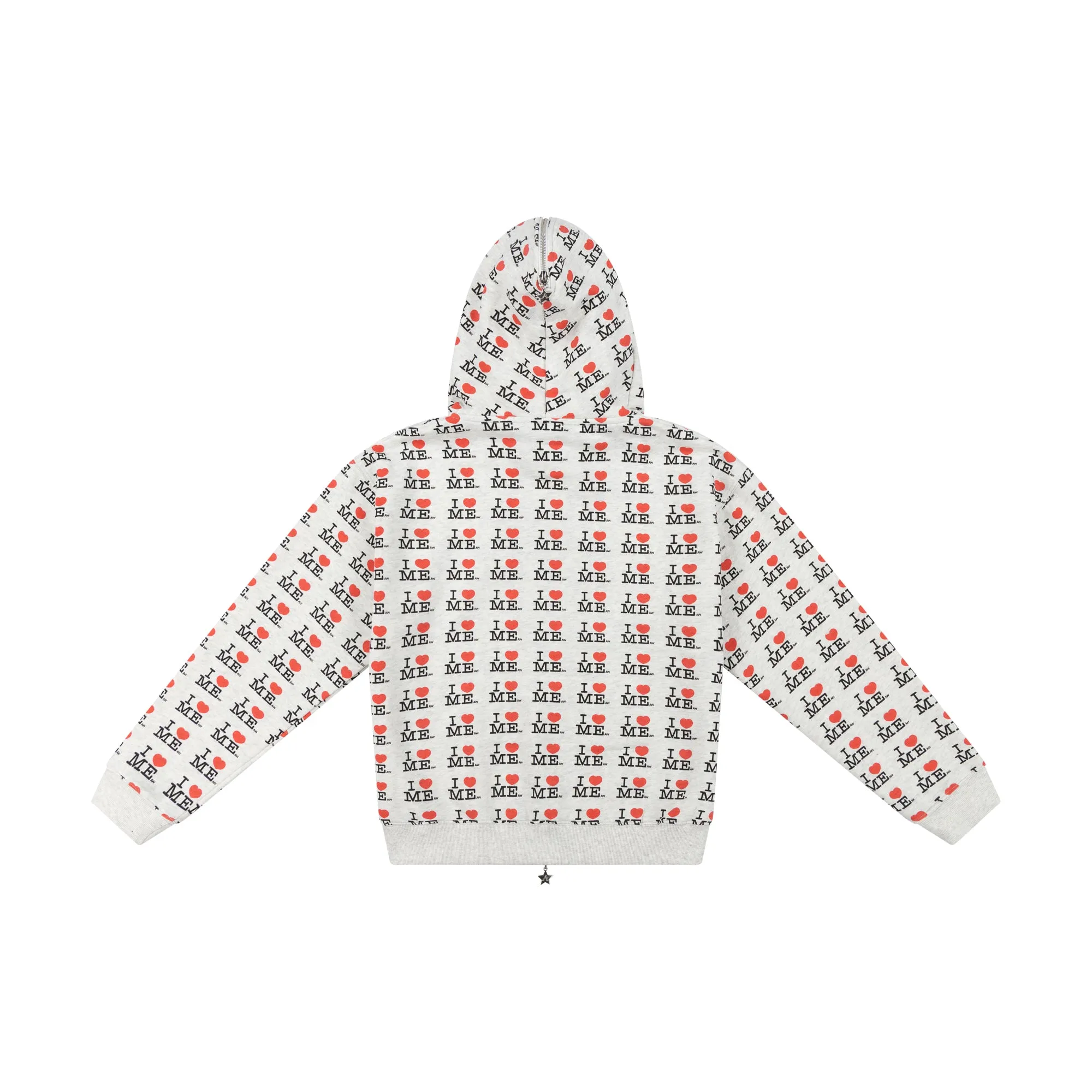 GREY I HEART ME BUTTERFLY HOODIE sold by Ashley Williams product image thumbnail 2