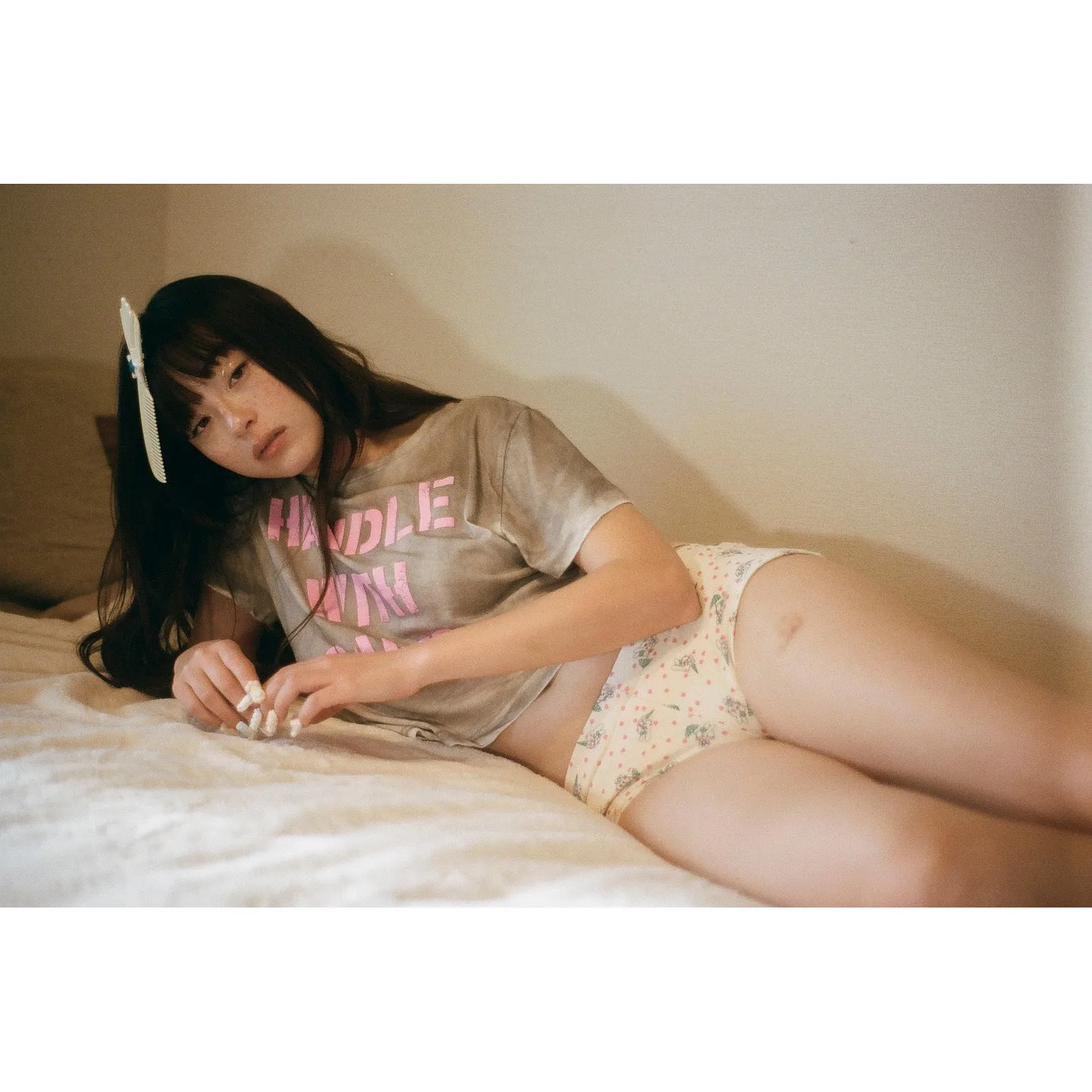 CARE CROPPED T-SHIRT sold by Ashley Williams product image thumbnail 3