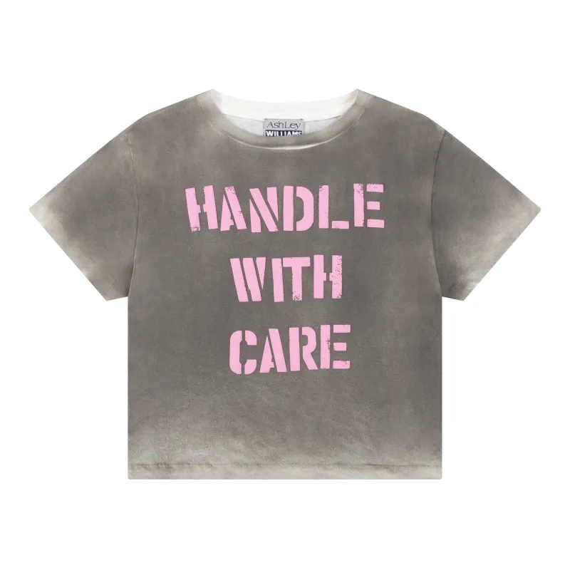 CARE CROPPED T-SHIRT sold by Ashley Williams