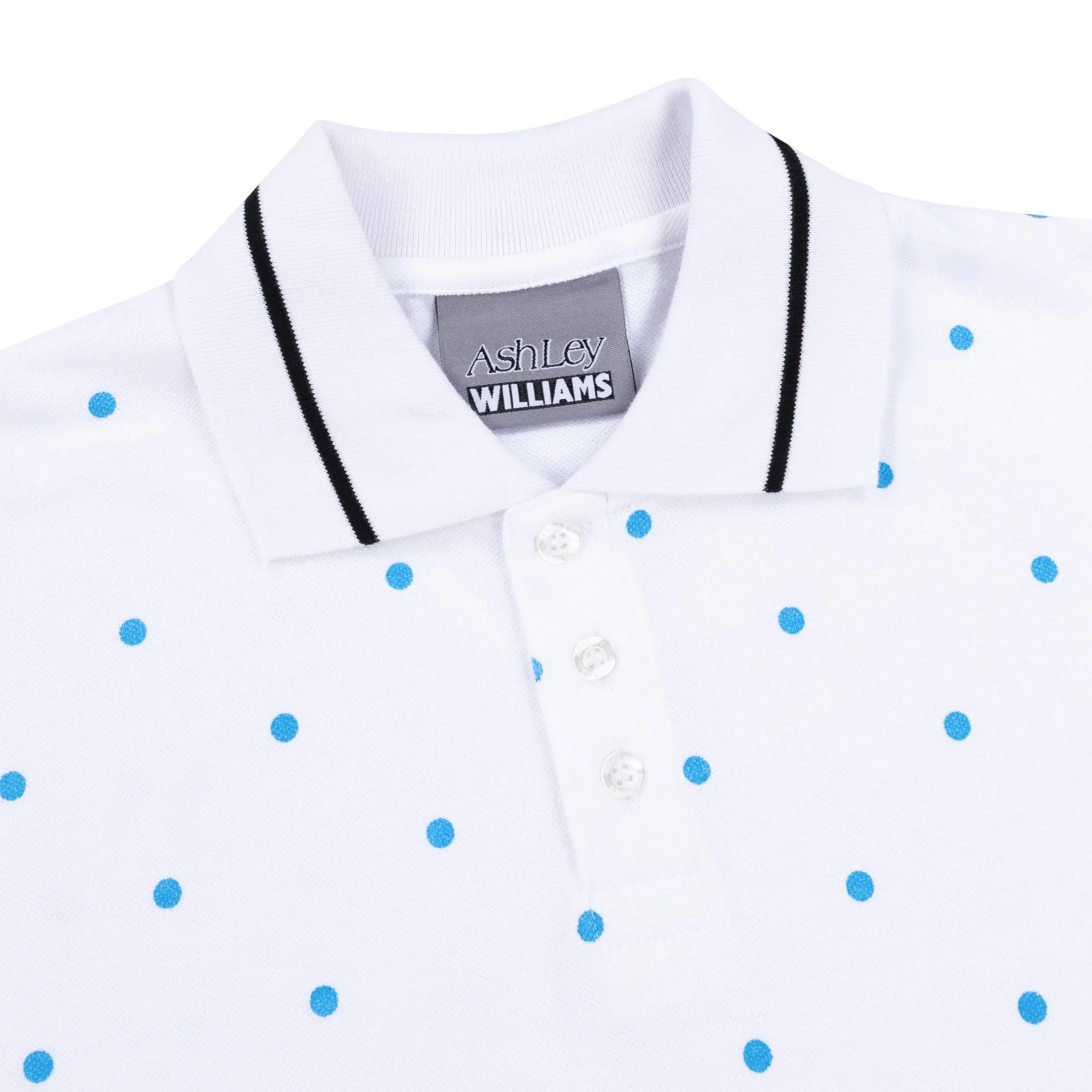 POLKA DOT POLO SHIRT sold by Ashley Williams product image thumbnail 4