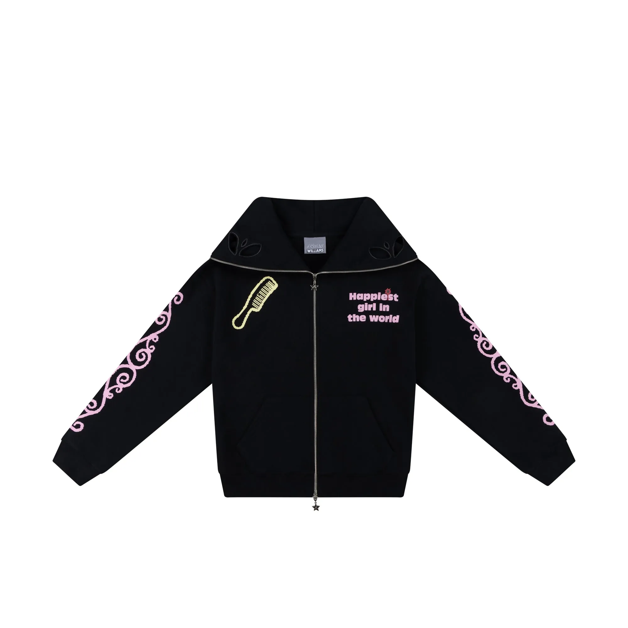 HAPPY KITTEN BUTTERFLY HOODIE sold by Ashley Williams product image thumbnail 4