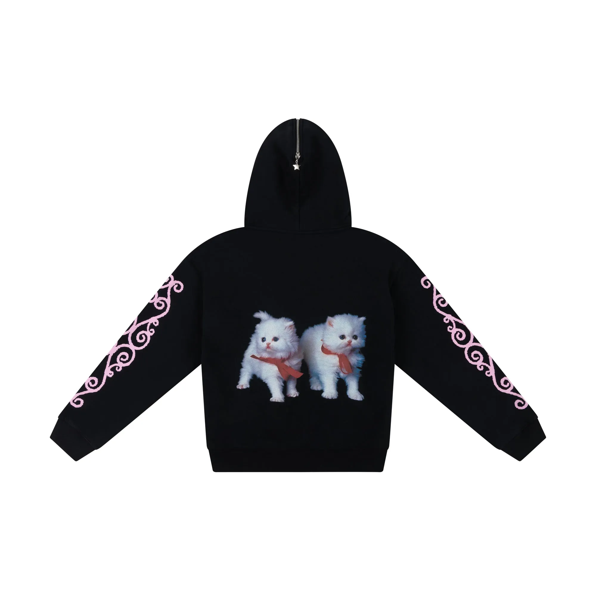 HAPPY KITTEN BUTTERFLY HOODIE sold by Ashley Williams product image thumbnail 2