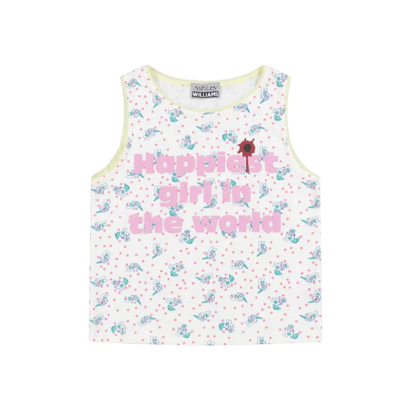 HAPPY VEST TOP sold by Ashley Williams