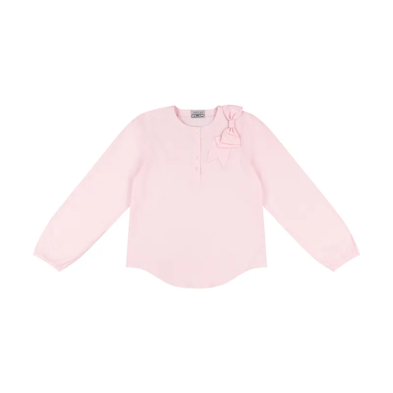 PINK BOW SHIRT sold by Ashley Williams