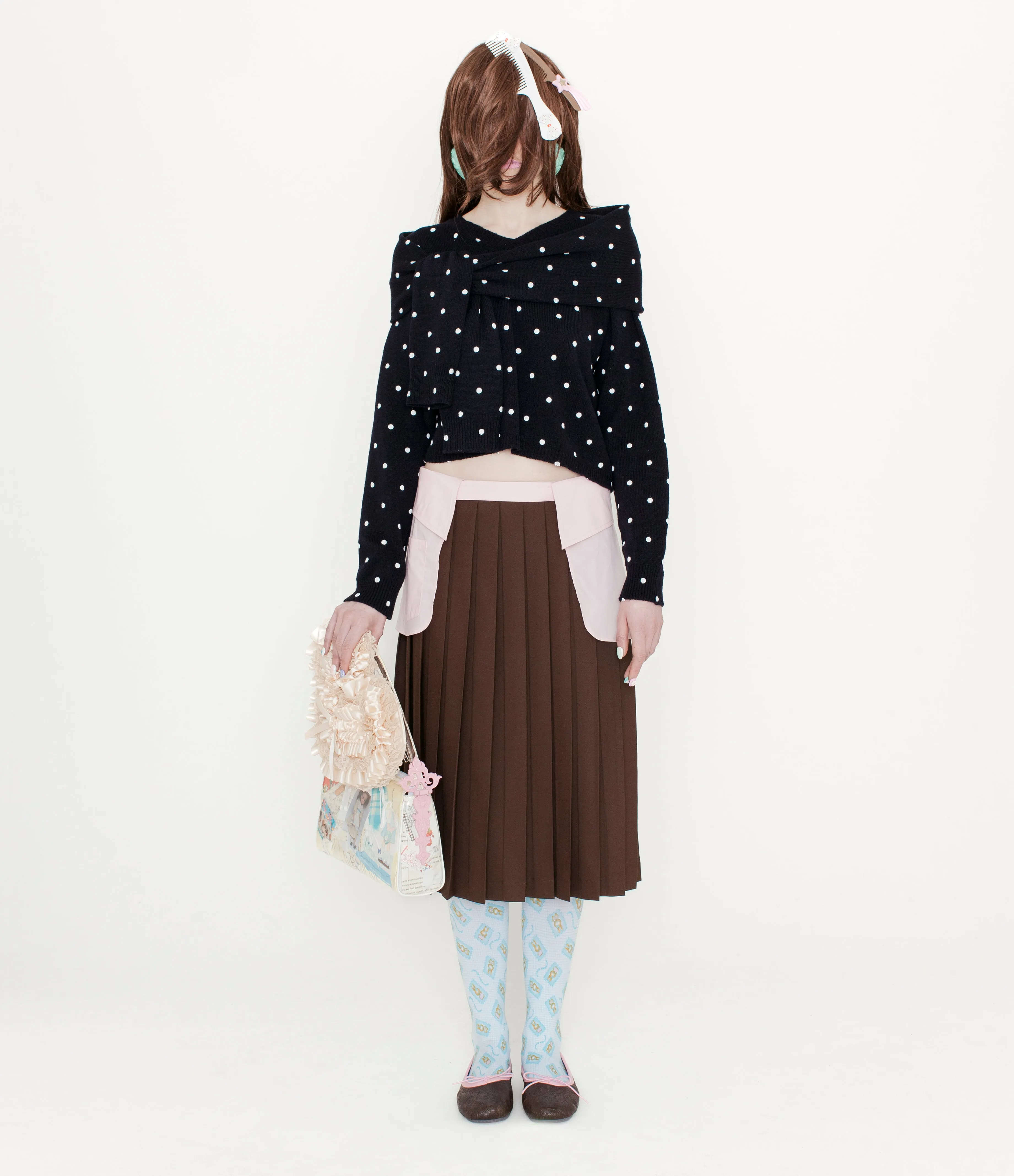 PINK COLLAR SKIRT sold by Ashley Williams product image thumbnail 2