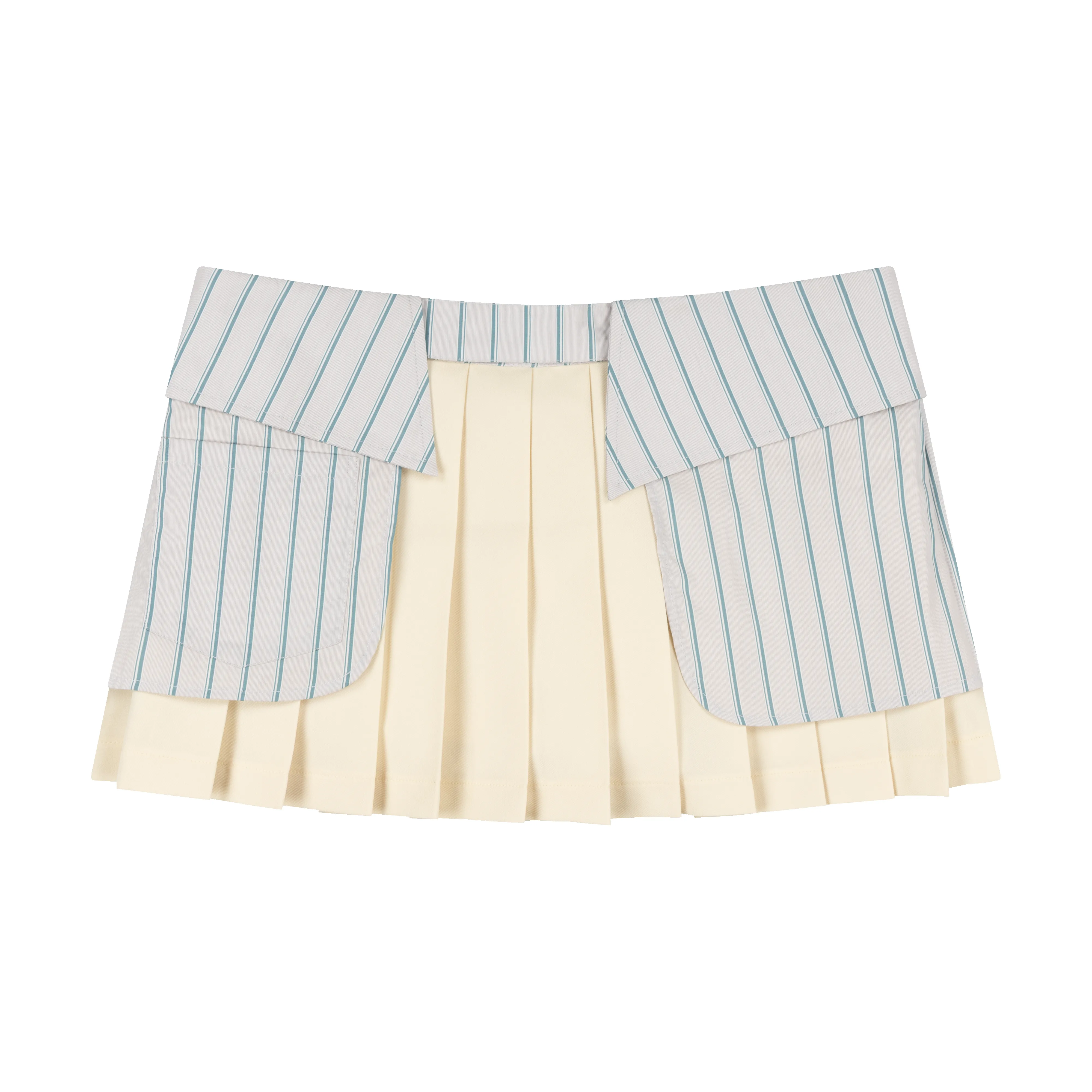 STRIPE COLLAR MINI SKORT sold by Ashley Williams