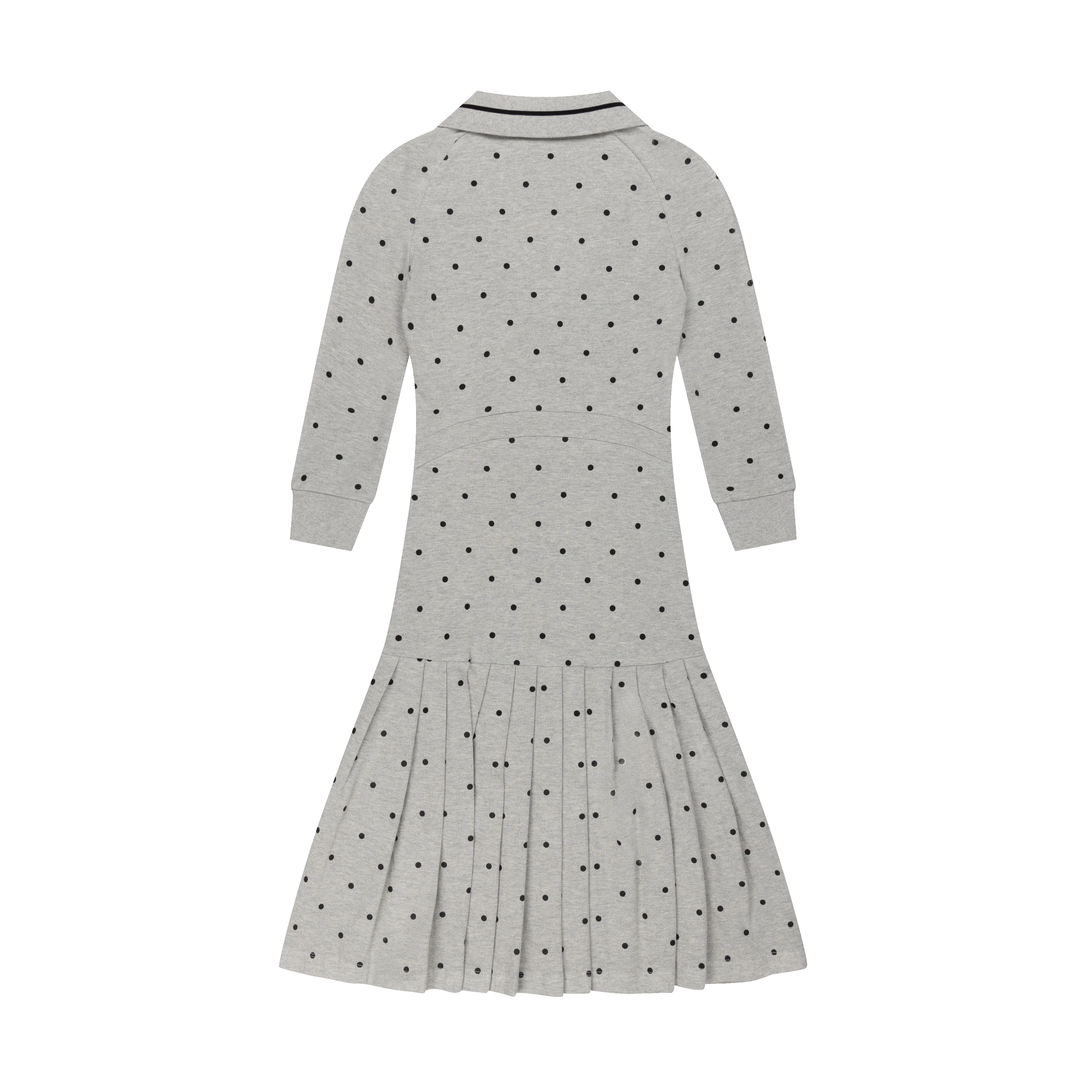 L/S AMELIA DRESS POLKA DOT - GREY, LONG sold by Ashley Williams product image thumbnail 2