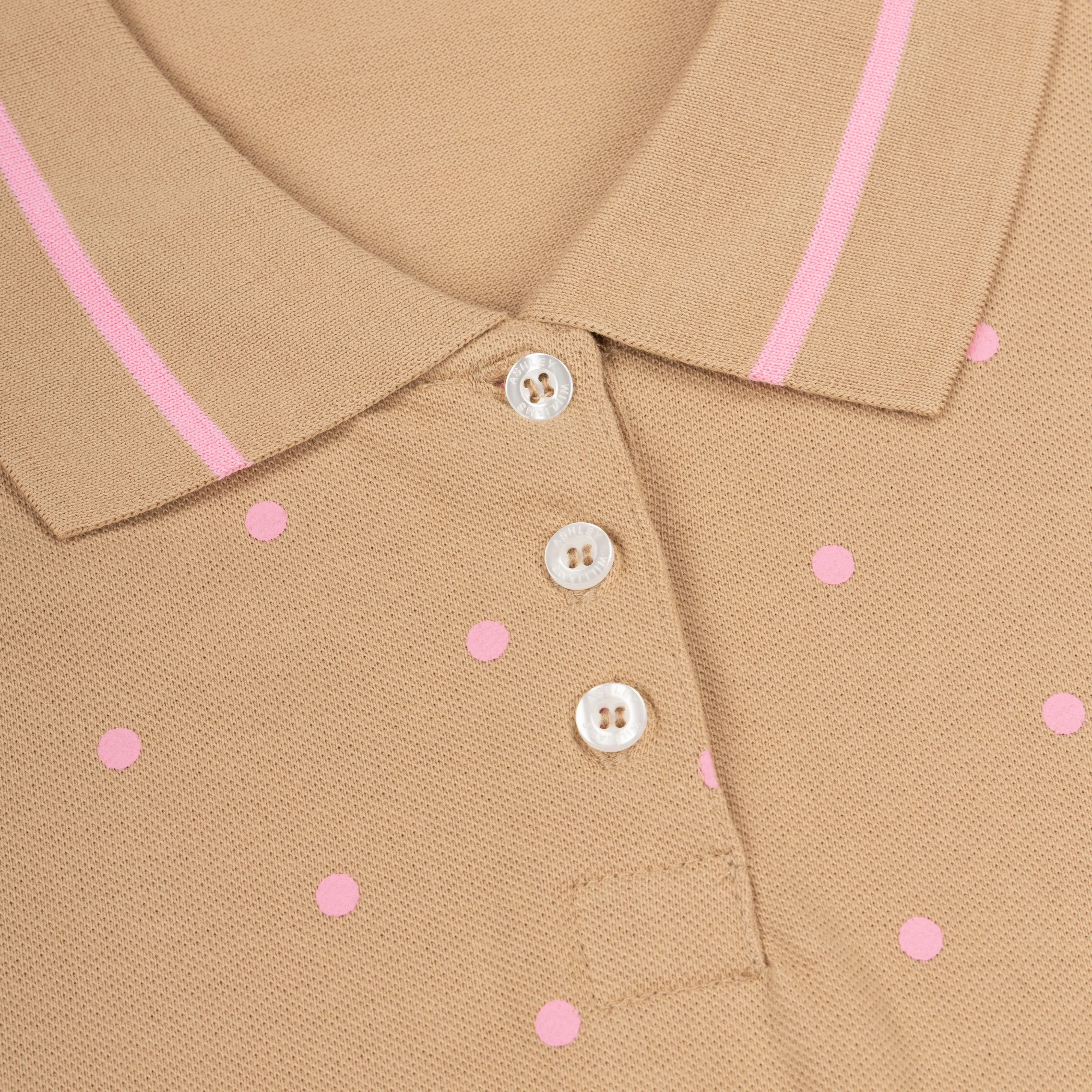 L/S AMELIA DRESS POLKA DOT - PINK sold by Ashley Williams product image thumbnail 5