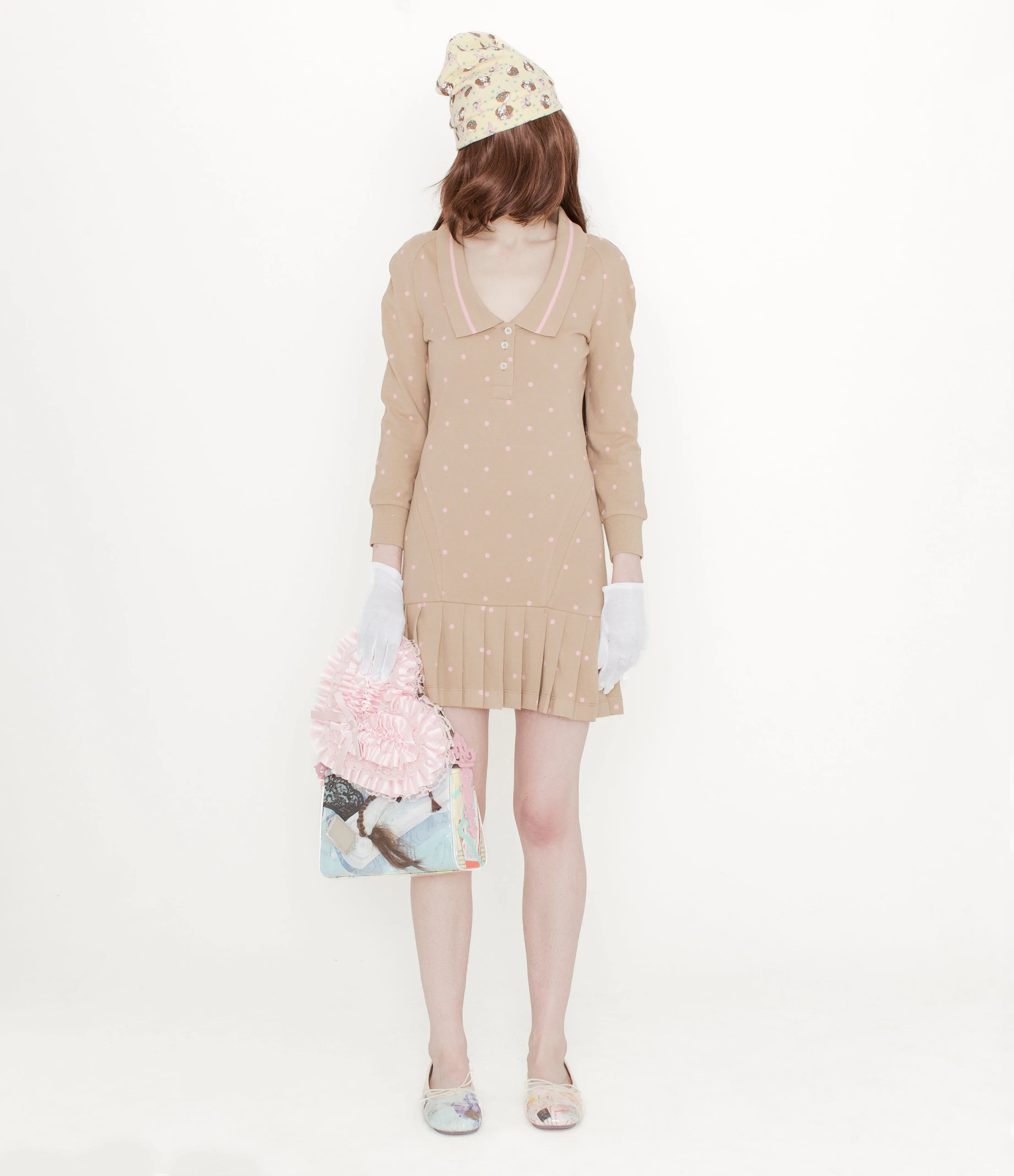 L/S AMELIA DRESS POLKA DOT - PINK sold by Ashley Williams product image thumbnail 2