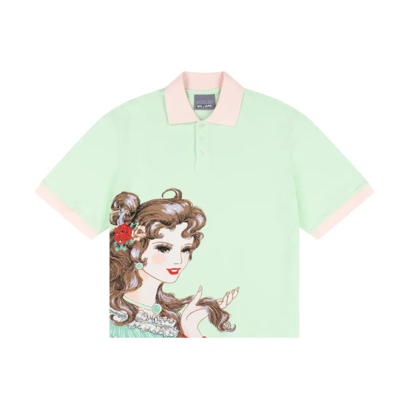 LADY POLO SHIRT  - GREEN made by Ashley Williams